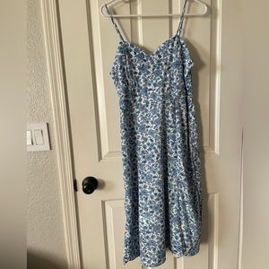 Jessica Simpson Blue Floral Sundress